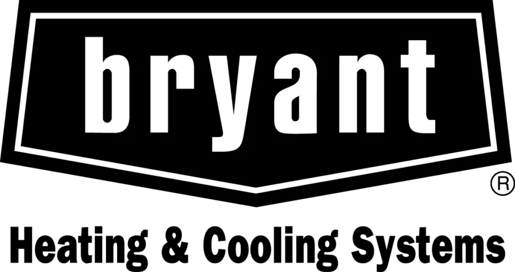 Bryant logo for Heating & Cooling Systems in black and white.
